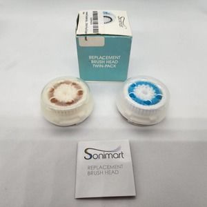 Sonimart Replacement Brush Head Twin-Pack NEW